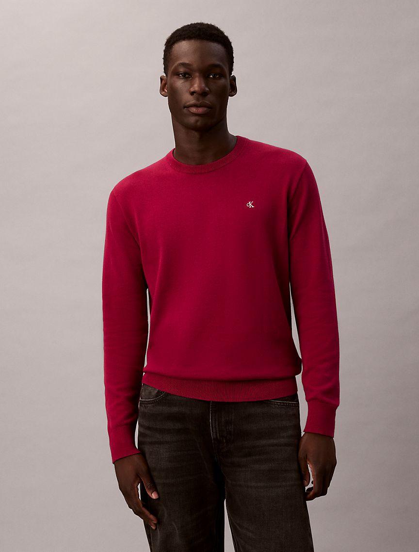 Smooth Cotton Sweater Product Image