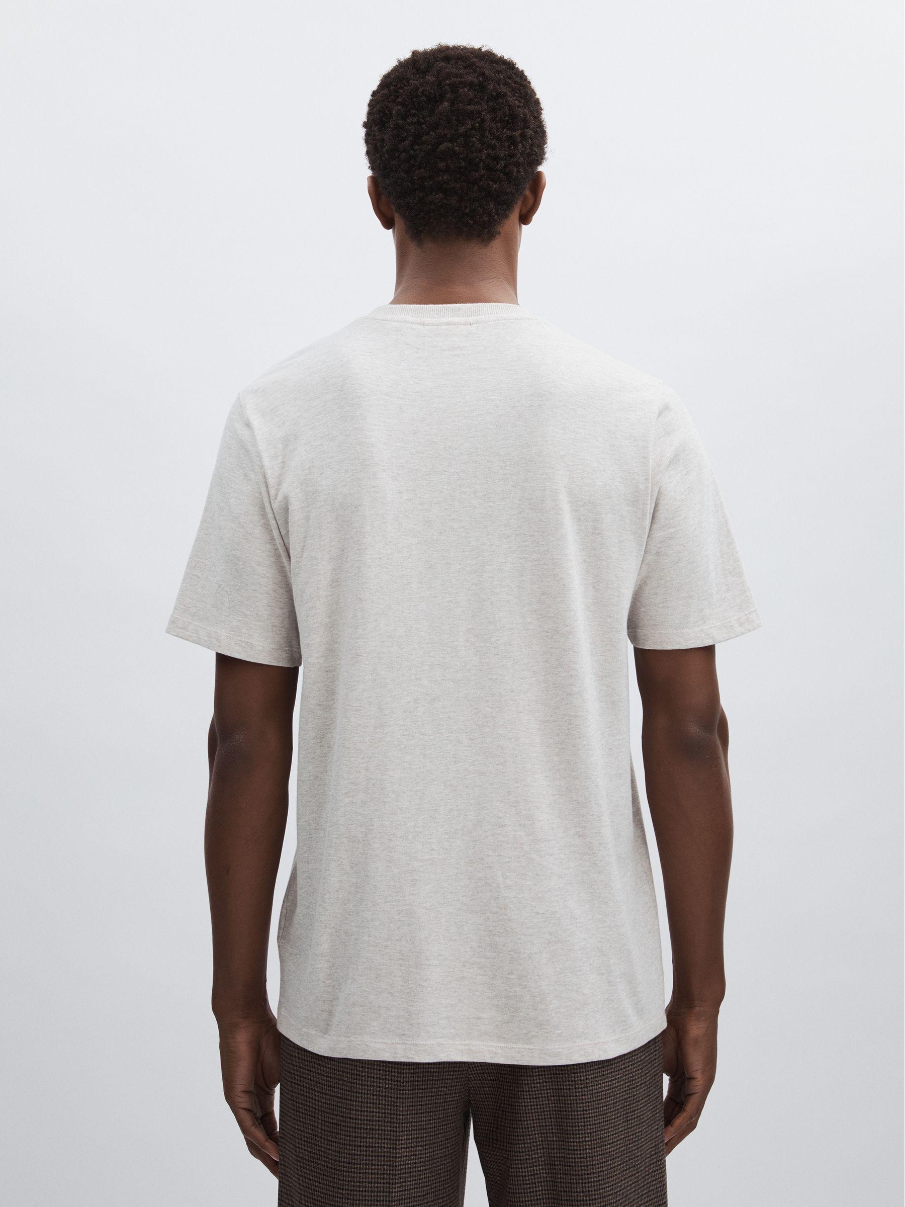 Organic-Cotton Ivy League T-Shirt in Oatmeal Product Image