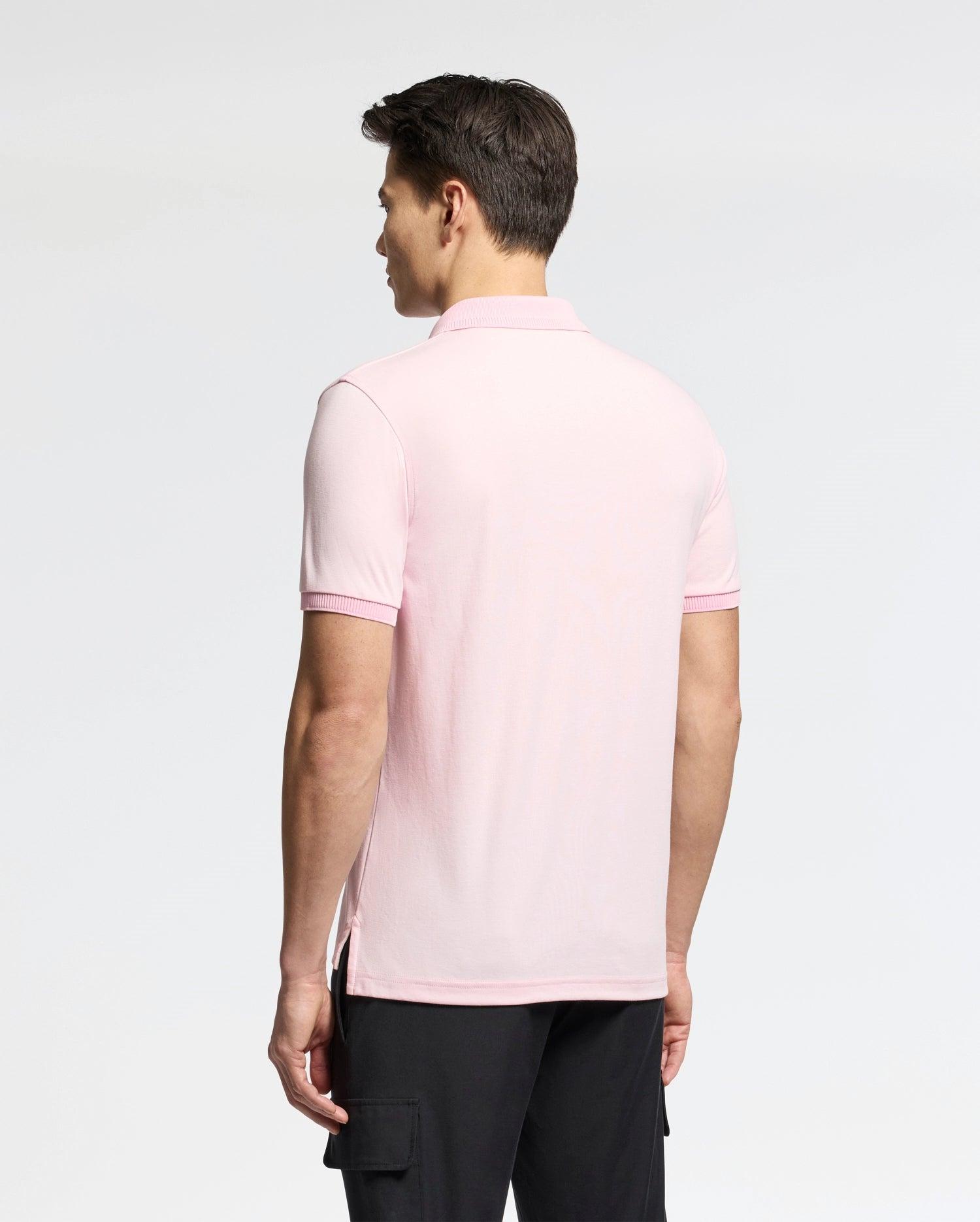 MENS TREVOR PERFORMANCE PIQUE ZIP UP POLO - B6K557F200 Male Product Image