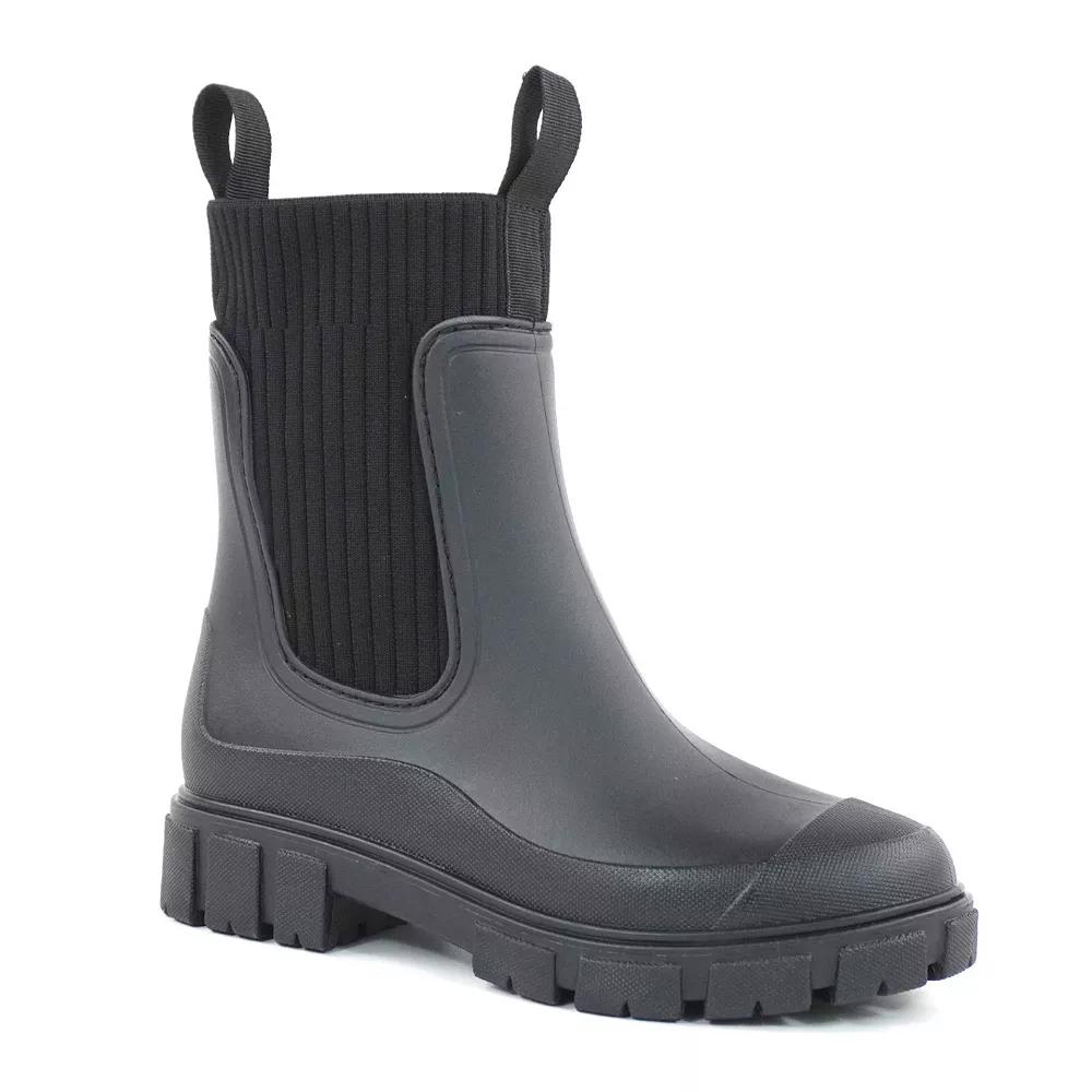 Henry Ferrera Rain and Snow Fashion Women's Winter Boots, Size: 7, Black Product Image