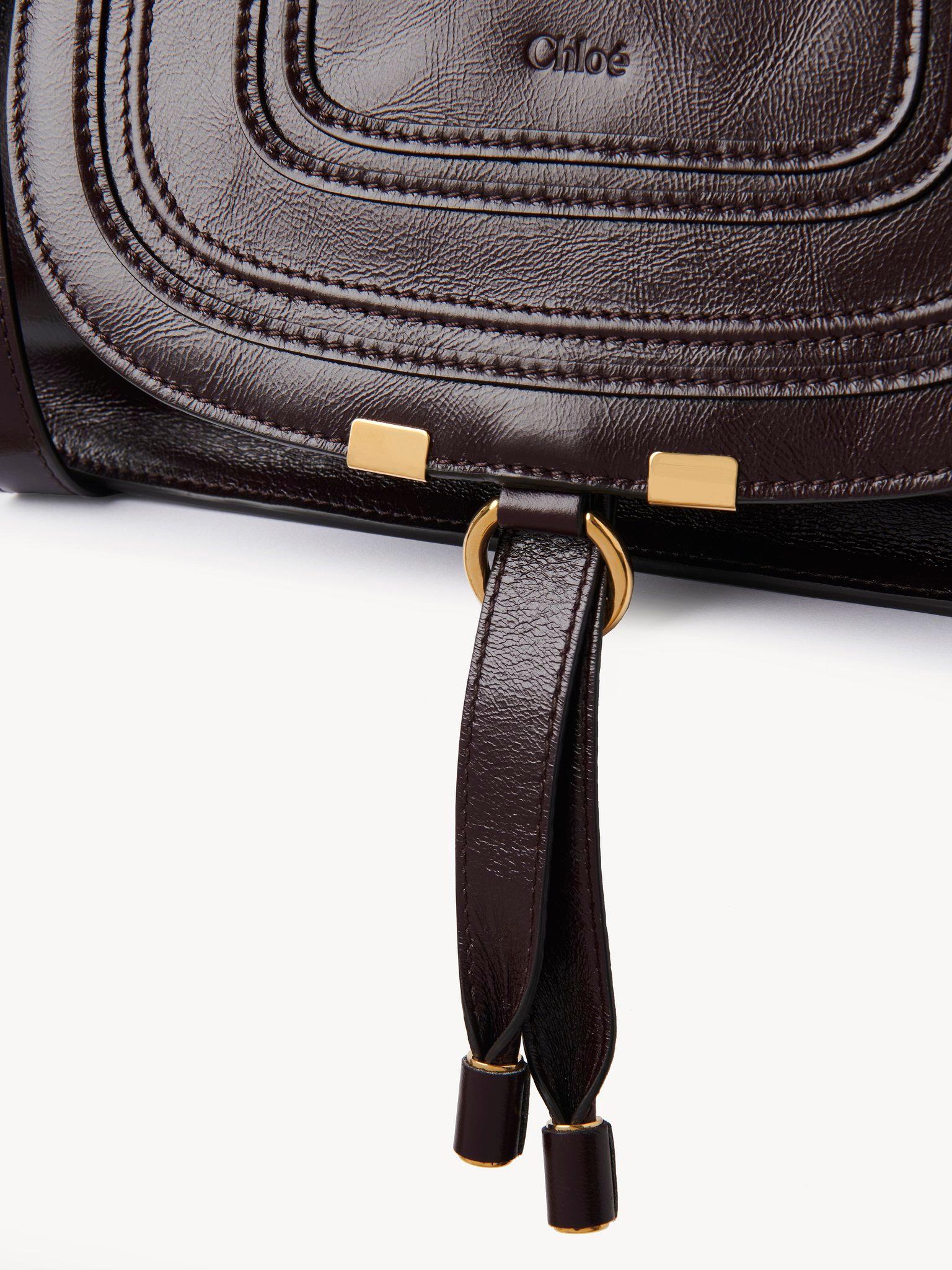 Small Marcie bag in shiny leather Product Image