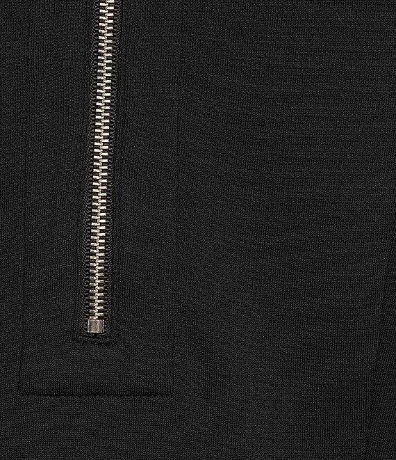 Tommy Bahama Darcy Ponte Knit V-Neck 3/4 Bishop Sleeve A-Line Dress Product Image