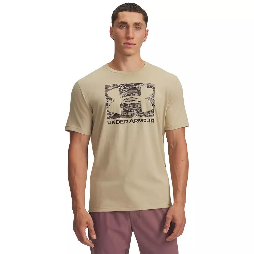 Big & Tall Under Armour Camo Boxed Logo Tee, Men's,  Product Image