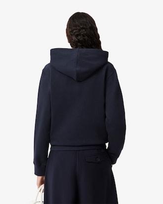 Women's Relaxed Fit Piqué Hoodie Product Image