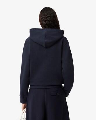 Women's Relaxed Fit Piqué Hoodie Product Image