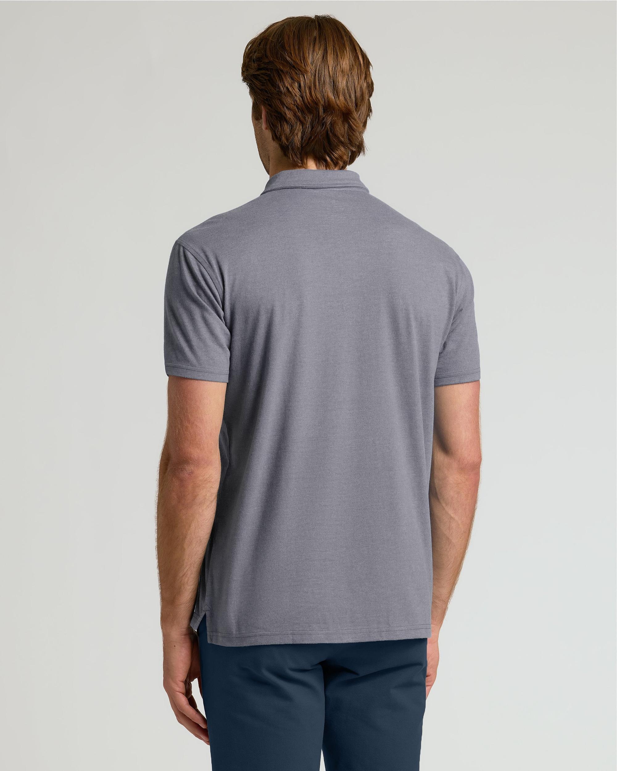 Heather Graphite Classic Polo Product Image
