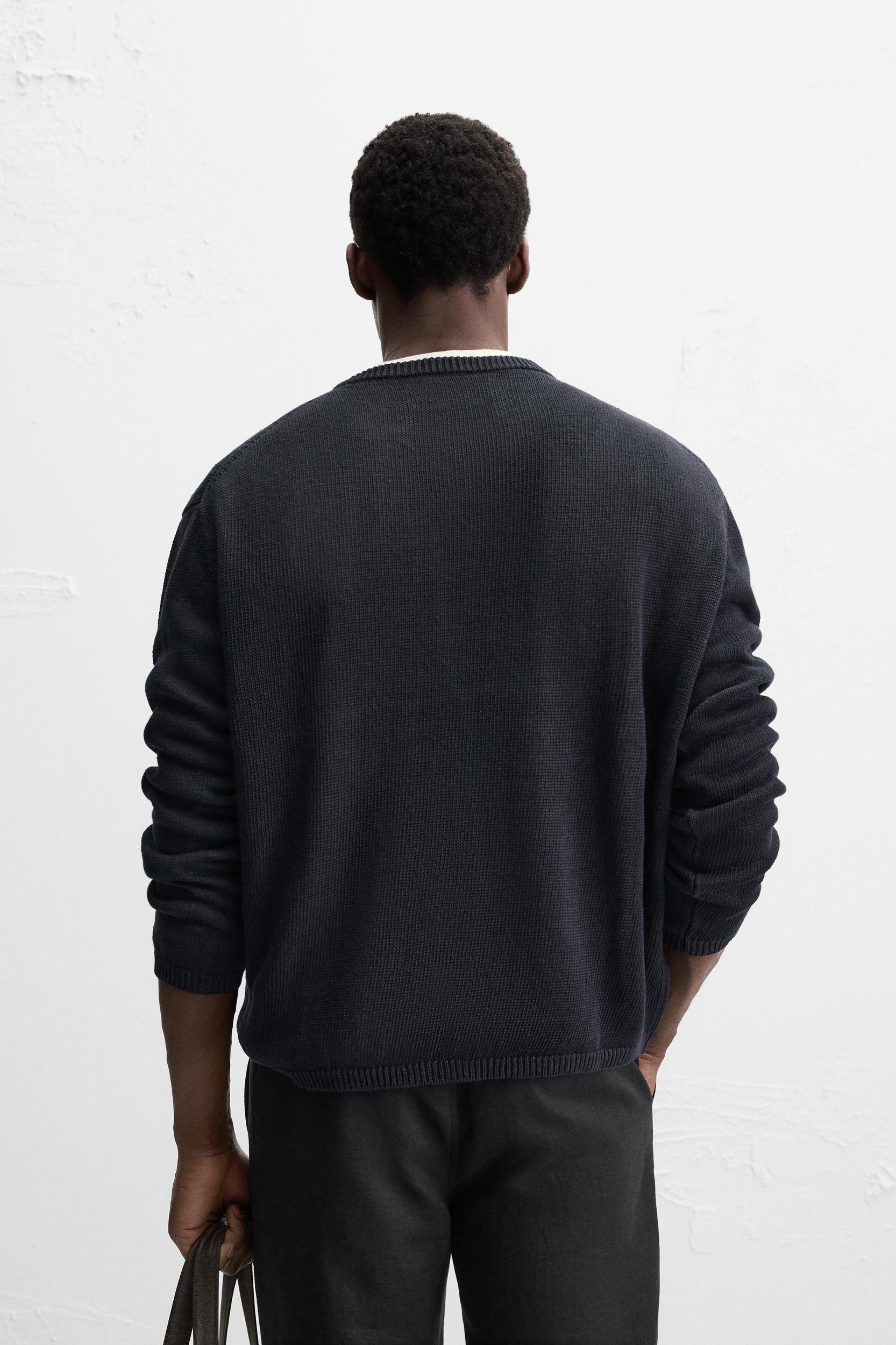 100% LINEN SWEATER Product Image