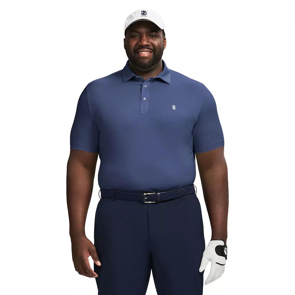 Big & Tall IZOD Swingflex Elite Golf Short Sleeve Polo Shirt, Men's, Size: 3XL Tall, Blue Blazer Product Image