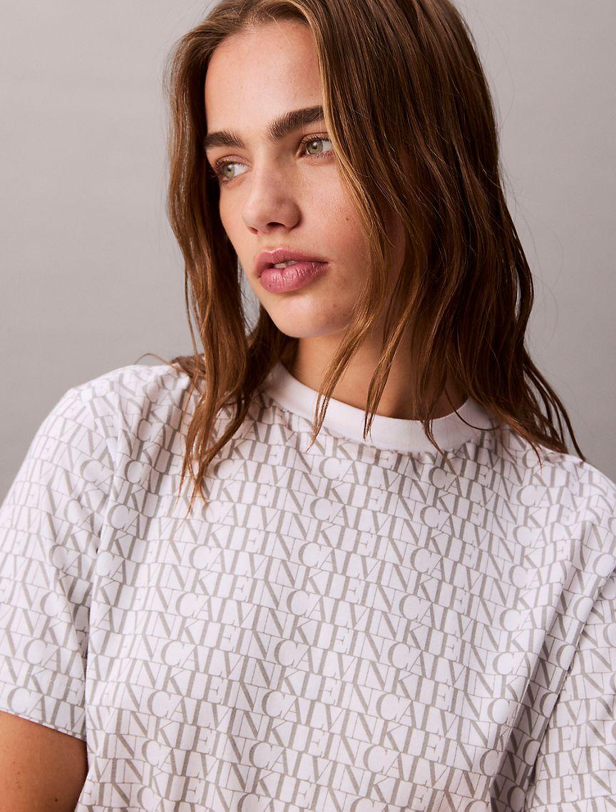 Allover Monogram Boxy T-Shirt  Product Image