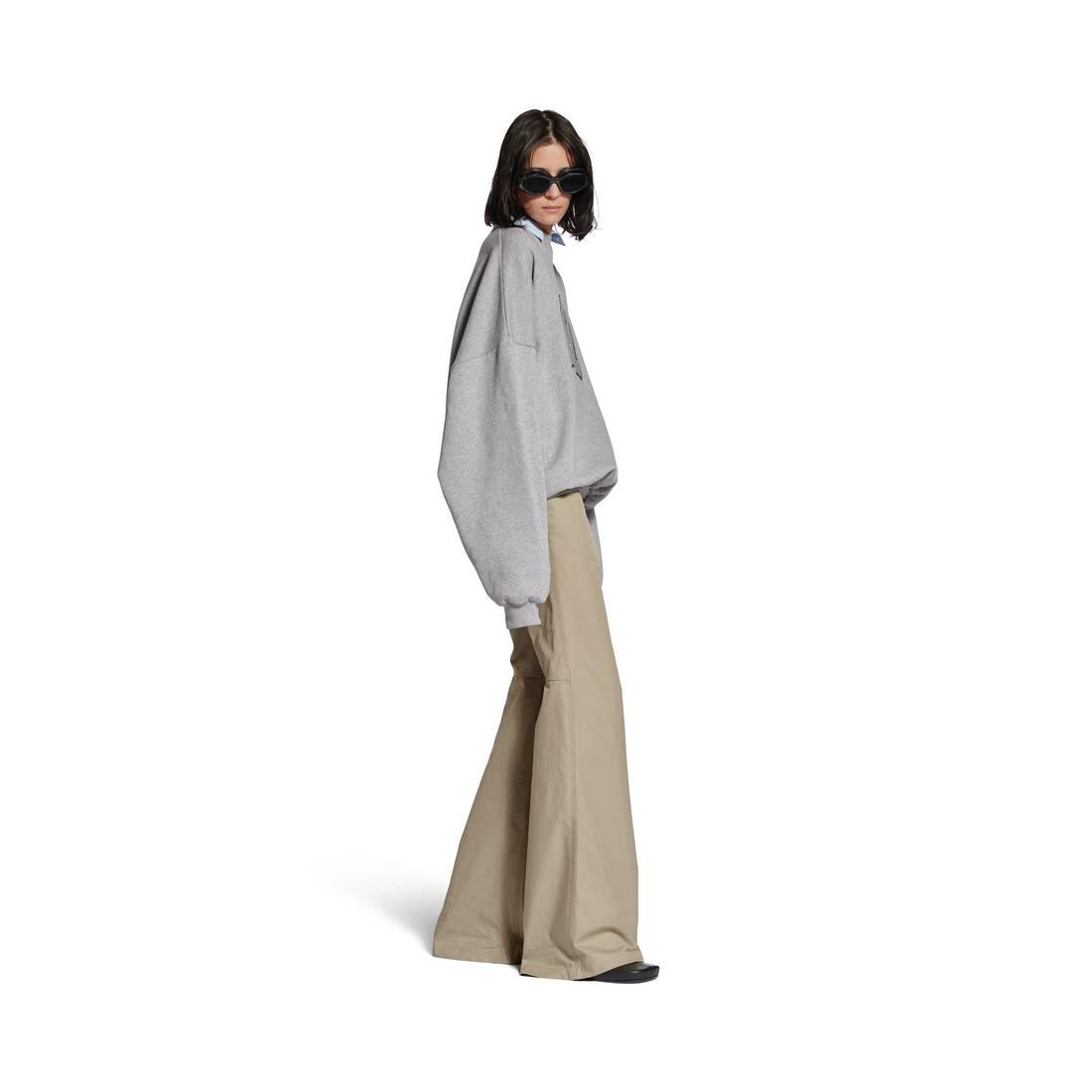 Women's Flared Pants in Military Beige Product Image