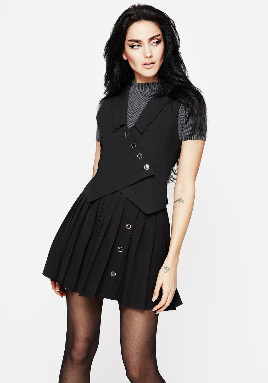 Moonage Pleated Mini Skirt Product Image