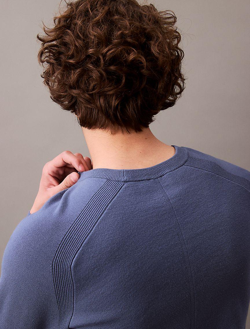 Calvin Klein Mens Tech Knit Crewneck Sweater Product Image