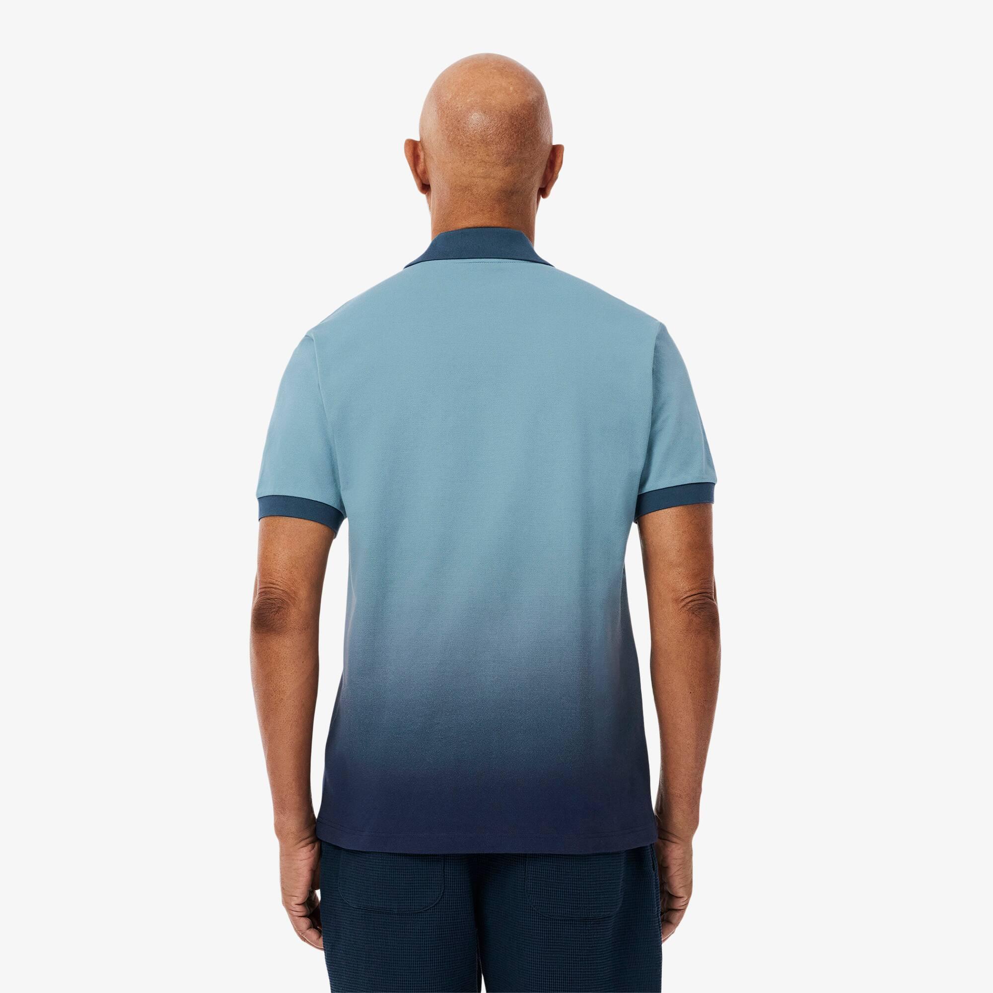 Classic Fit Ombré Print L.12.12 Polo Shirt Product Image