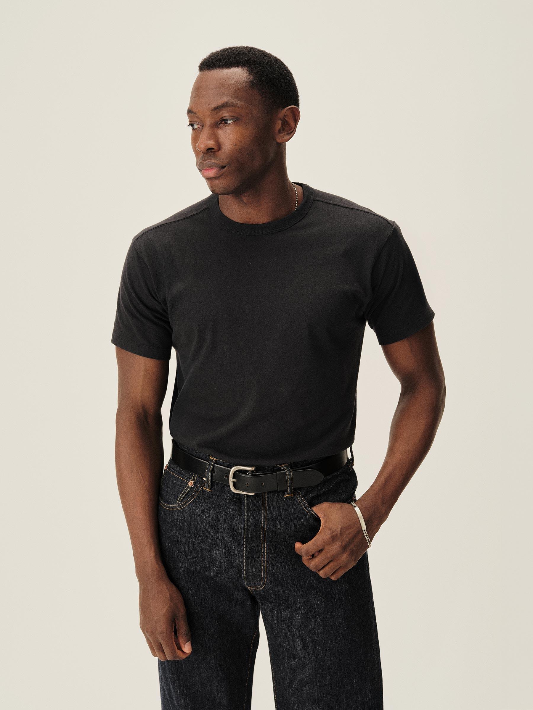 Black Toughknit Tubular Tee 2-Pack Product Image