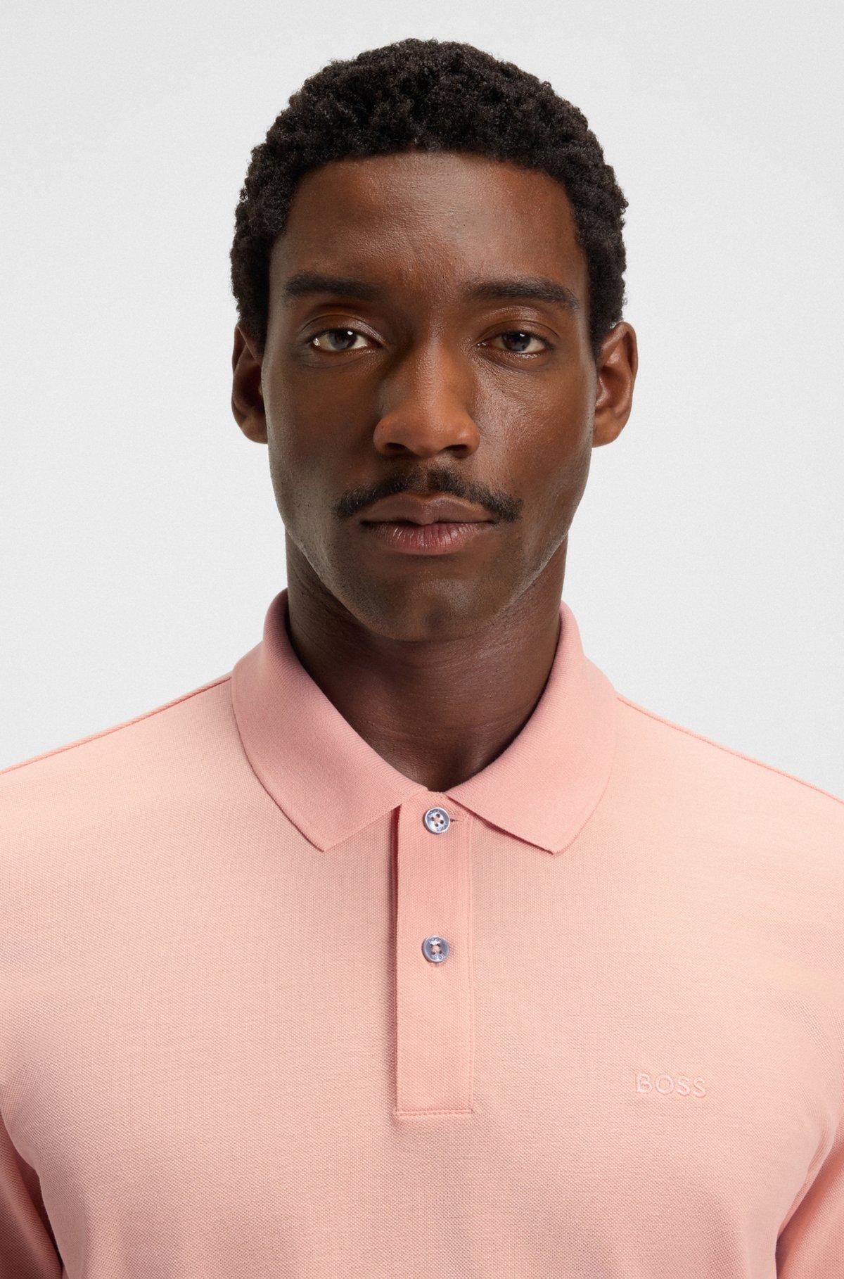 Pallas polo shirt in cotton piqué with logo details Product Image