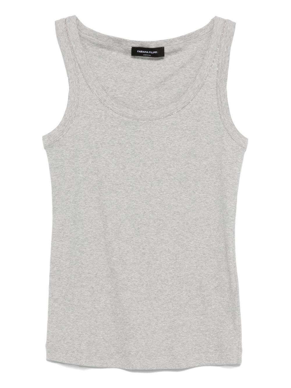 mélange-effect tank top Product Image