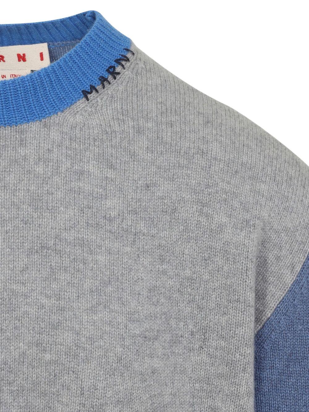 colour-block cashmere sweater Product Image