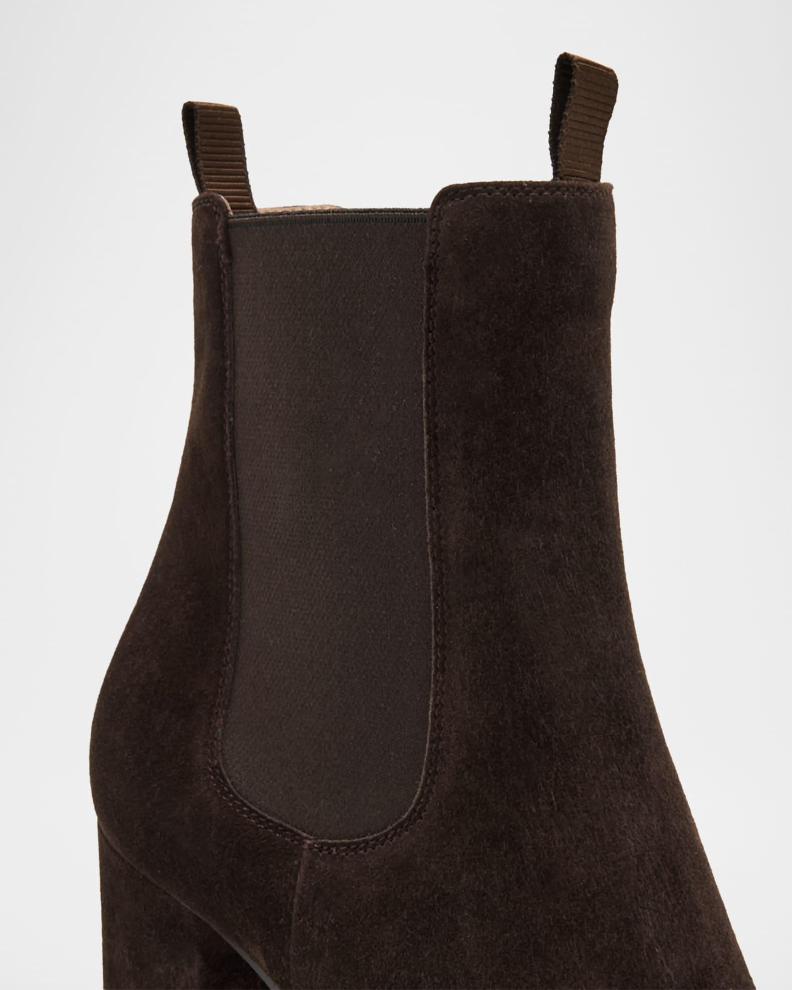 Suede Lug-Sole Booties Product Image