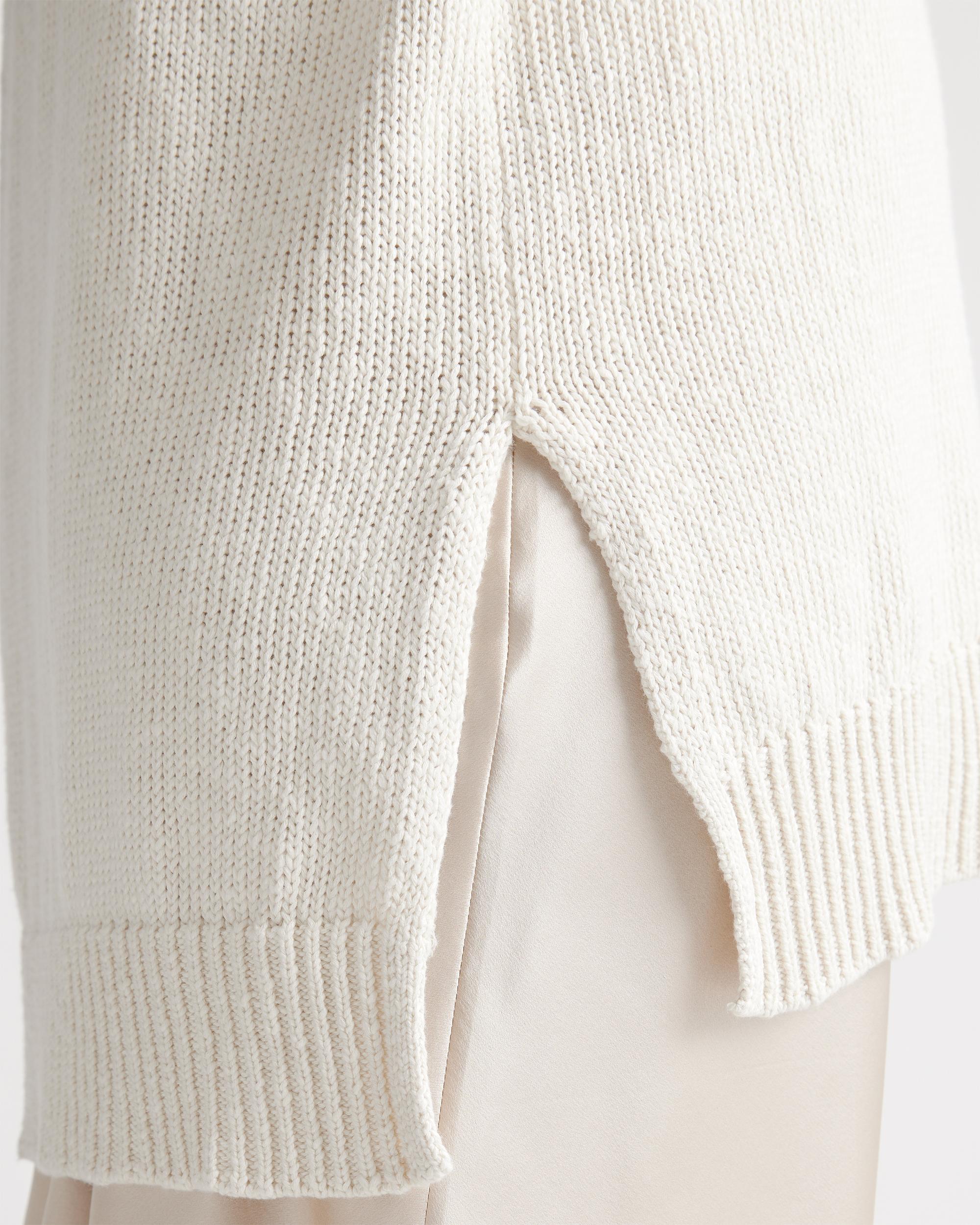 Quince | Women's Cotton Linen OverSized Crew Sweater Product Image