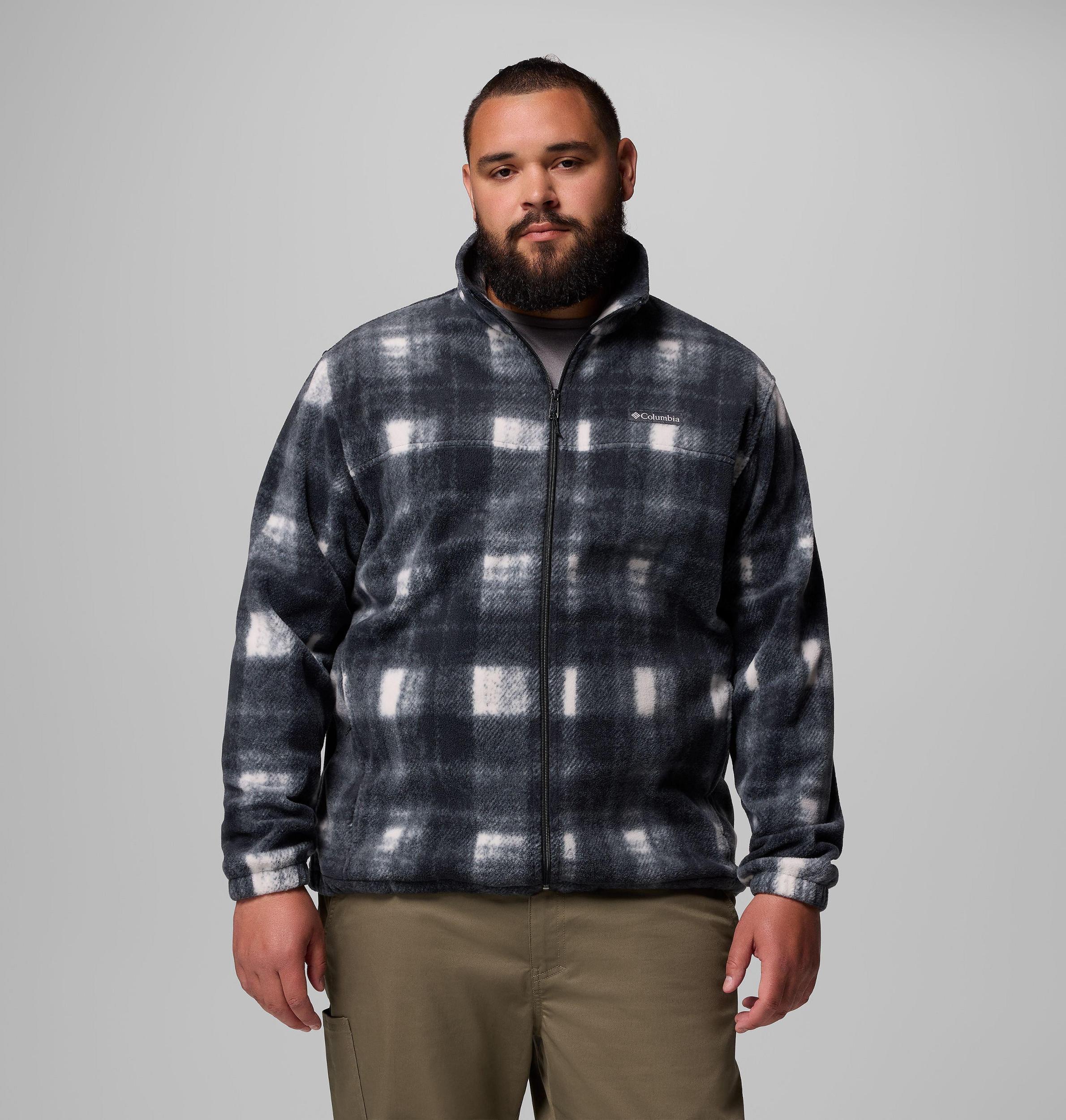 Columbia Mens Steens Mountain Printed Fleece Jacket - Big- Product Image