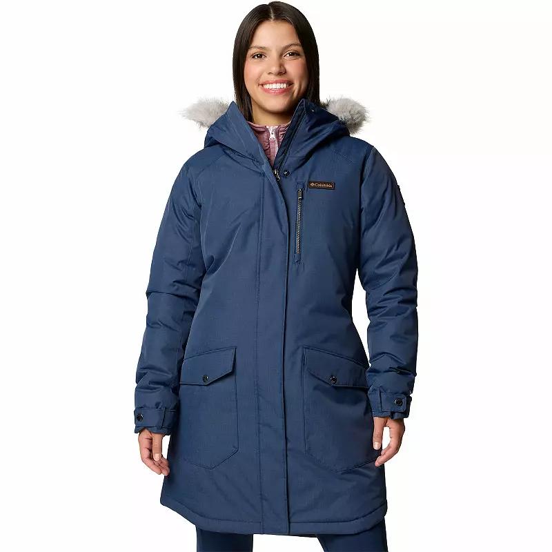 Women's Columbia Suttle Mountain Faux Fur Long Insulated Jacket,  Product Image
