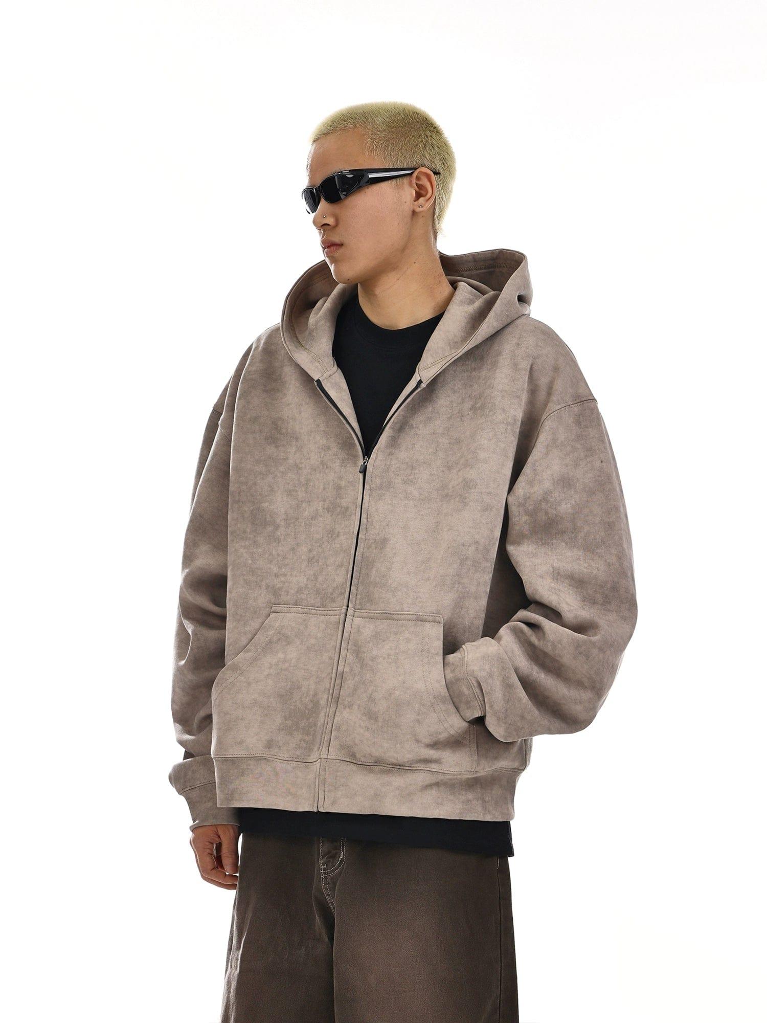 RT No. 12058 DESERT CAMO ZIP-UP HOODIE Product Image