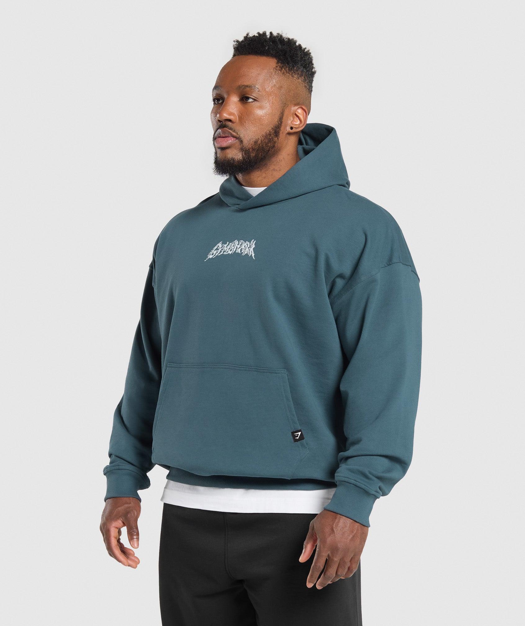 Metal Lifting Graphic Hoodie Product Image
