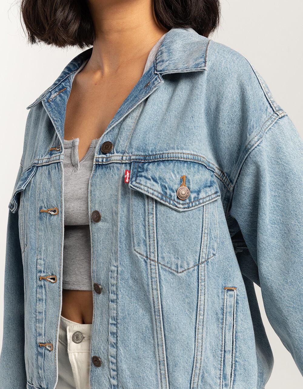 LEVI'S Premium 90s Womens Trucker Jacket - LIGHT WASH Product Image