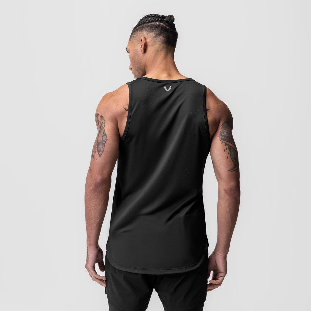 0830. AeroSilver® Tank Top - Black Product Image
