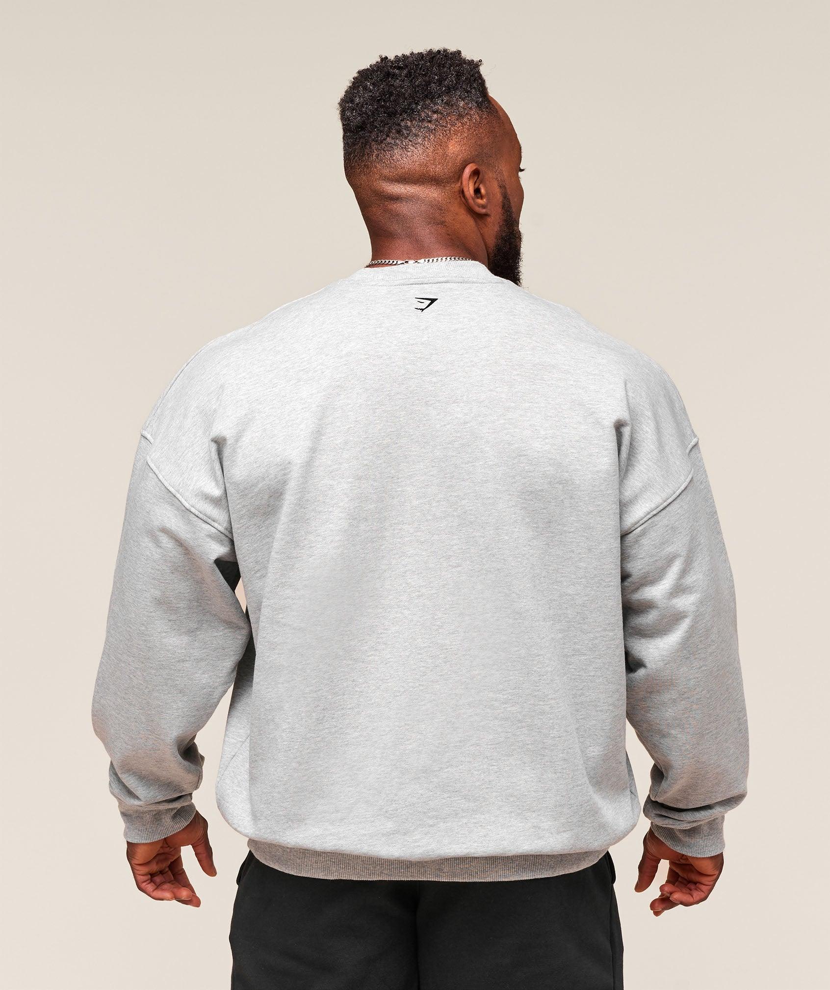 Gymshark We Do Gym Crew - Light Grey Core Marl Male Product Image