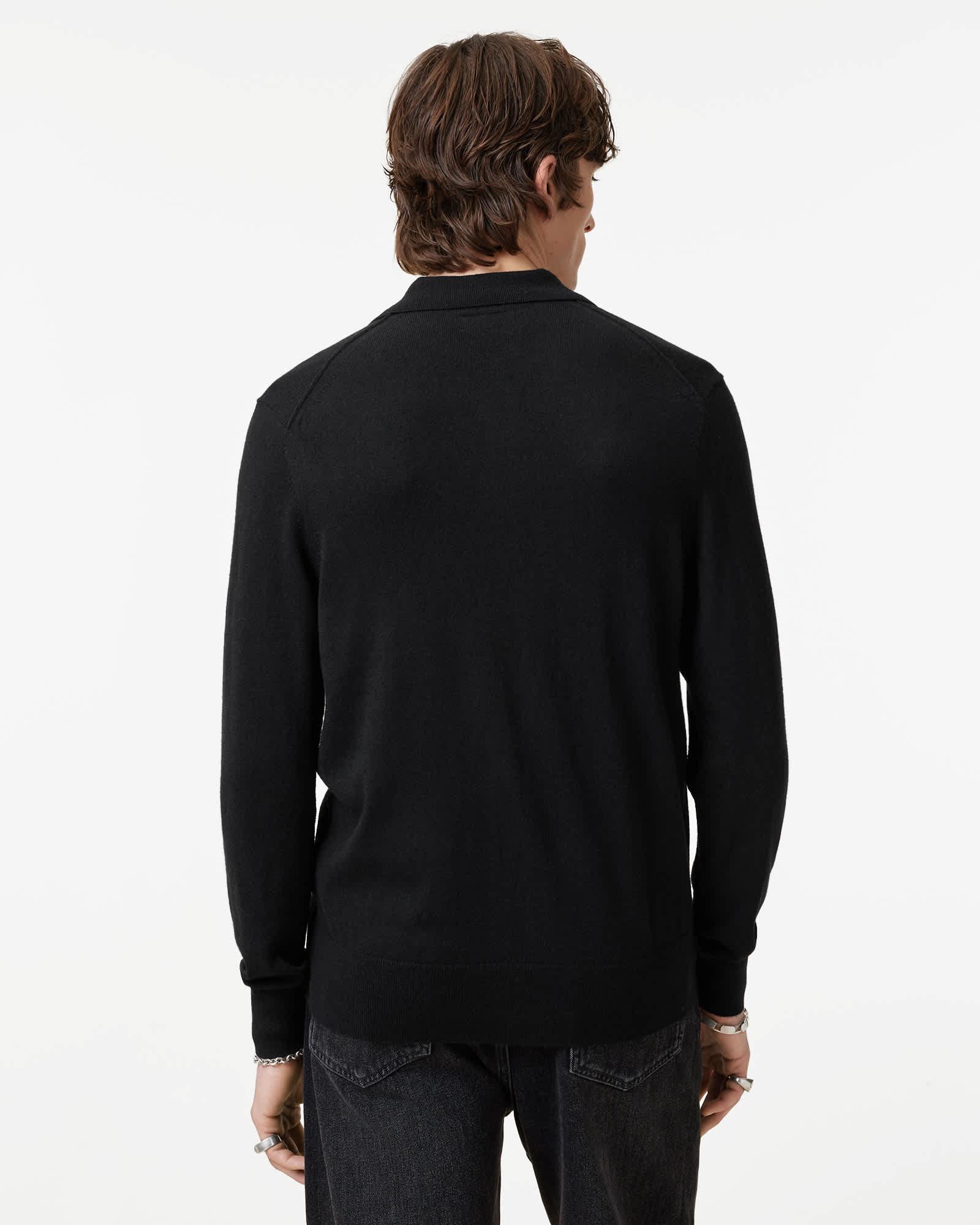 Kilburn Ramskull Cardigan Black | ALLSAINTS US Product Image
