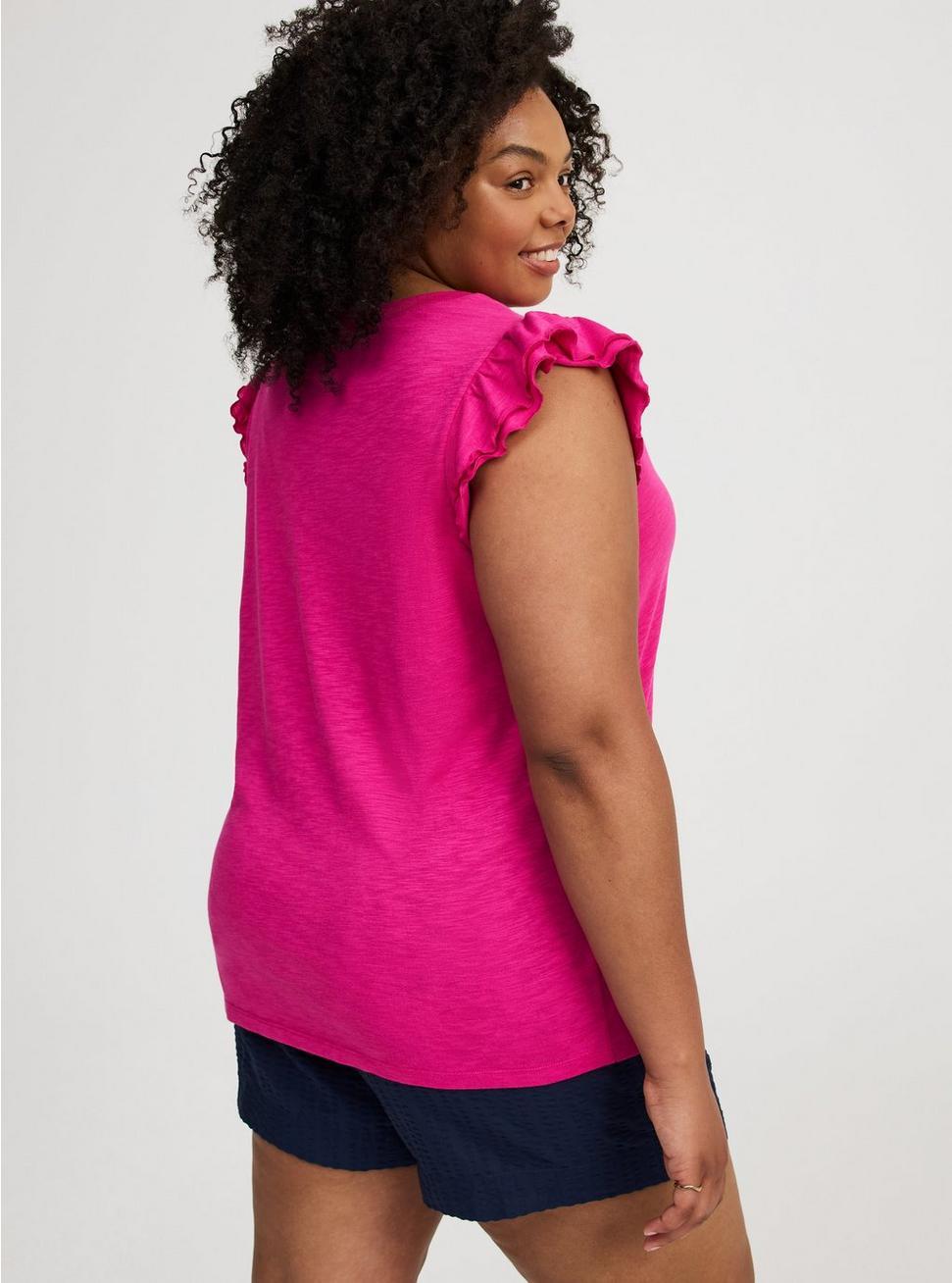 Double Flutter Sleeve Tee Product Image