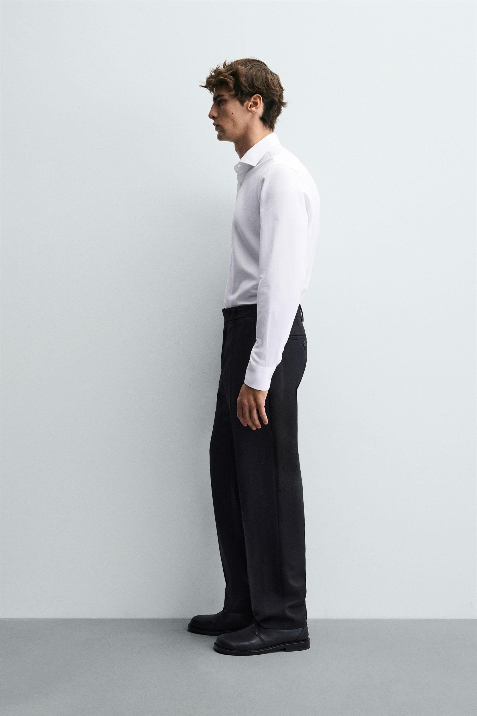 REGULAR FIT TEXTURED SHIRT Product Image