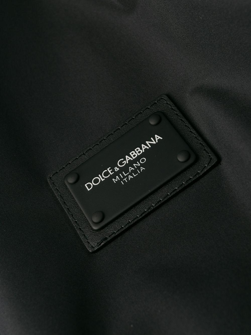 logo-appliqué hooded jacket Product Image