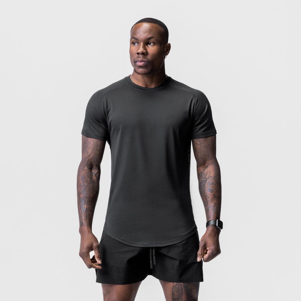 0716. Core Mesh Established Tee - Space Grey Product Image