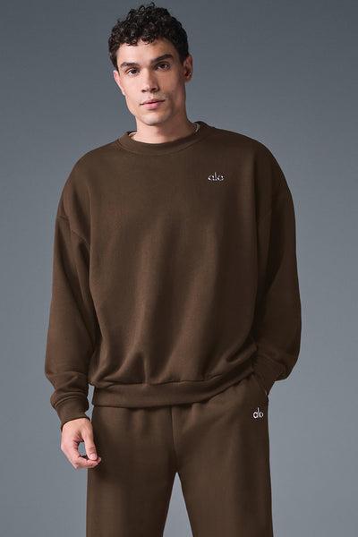 Accolade Crew Neck Pullover - Espresso Male Product Image