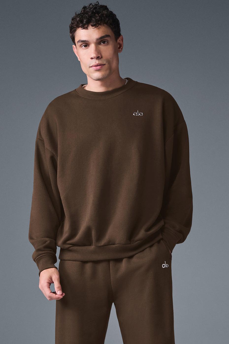 Accolade Crew Neck Pullover - Espresso Male Product Image