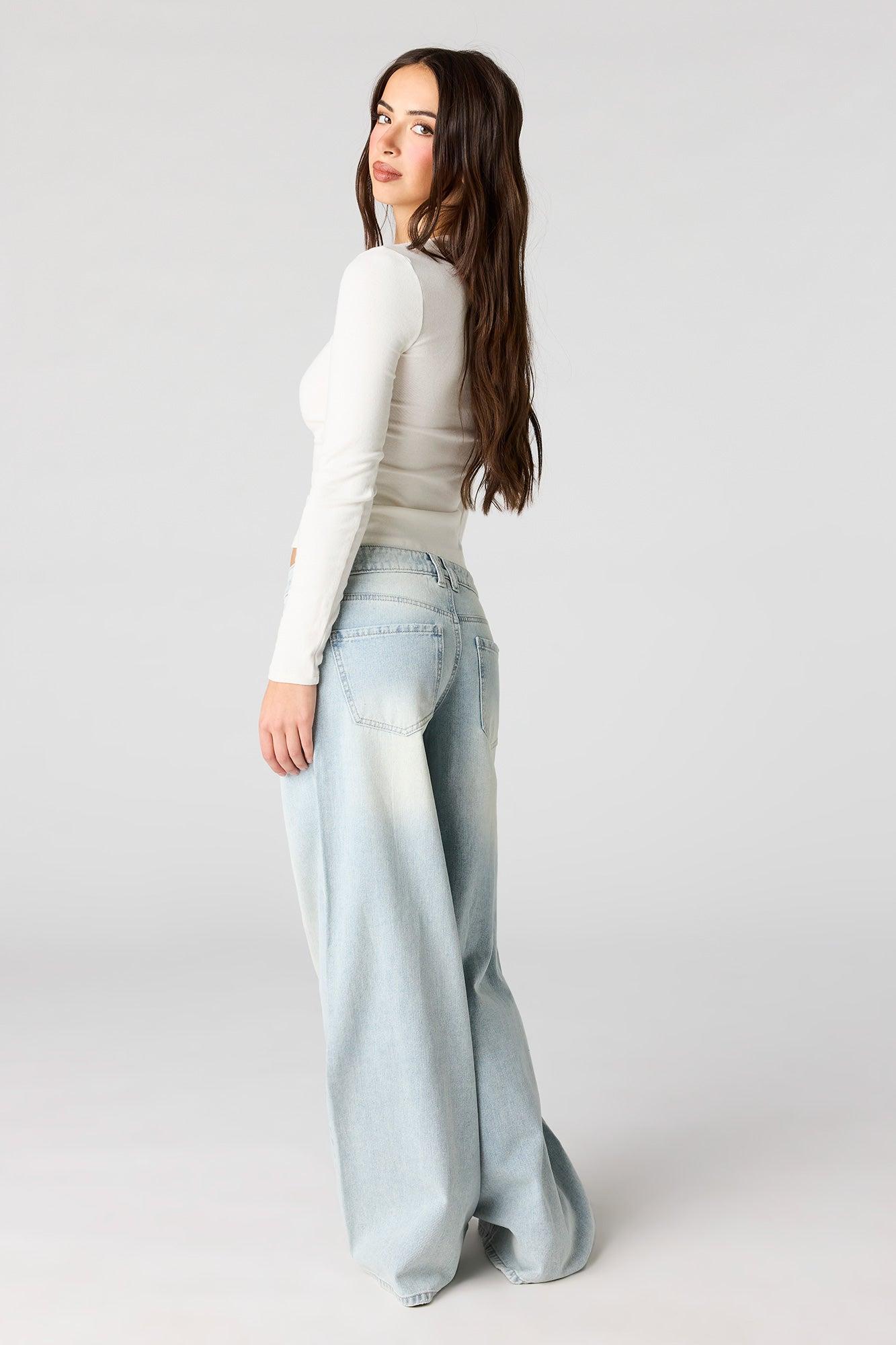 Low Rise Ultra Wide Jean Female Product Image