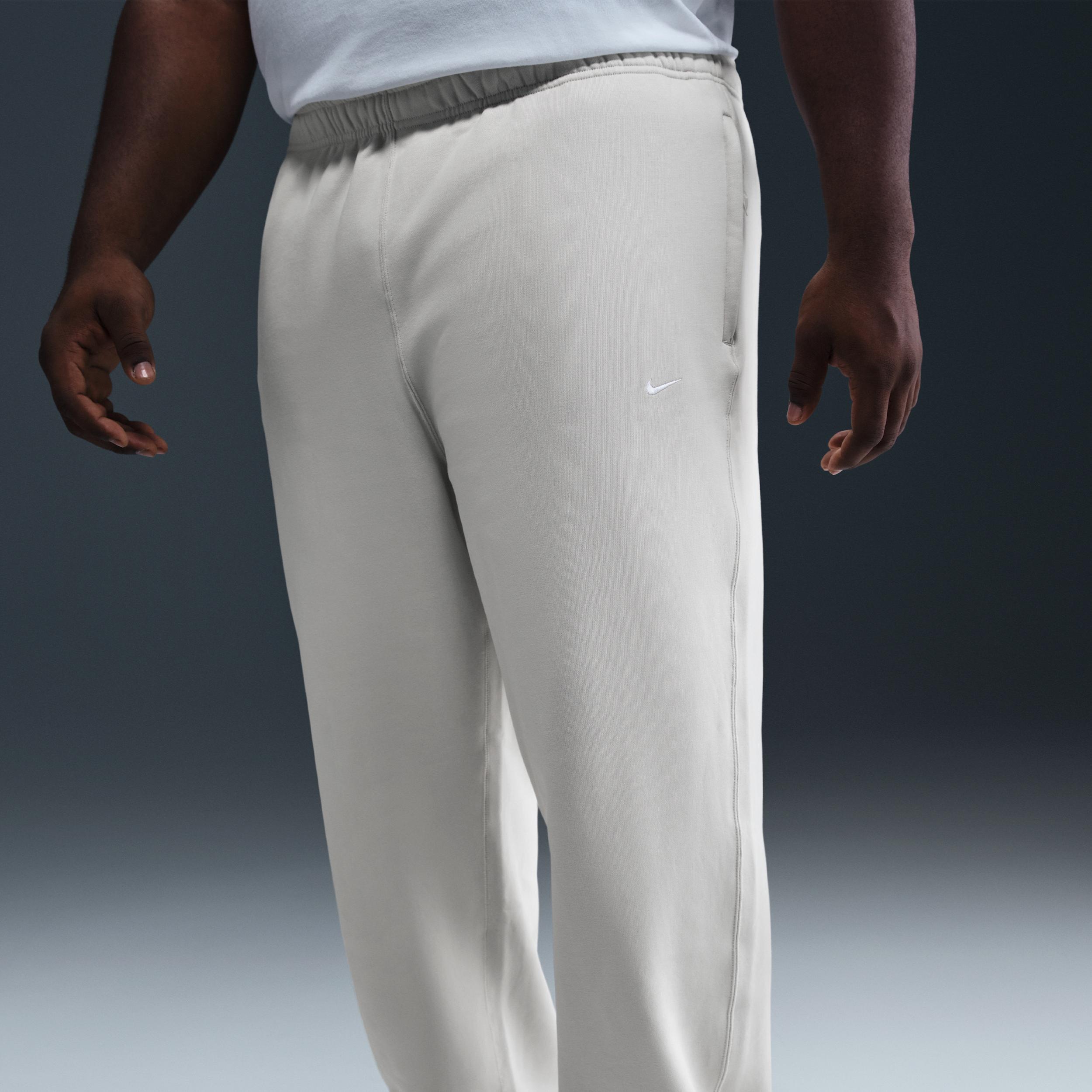 Nike Men's Solo Swoosh Open-Hem Fleece Pants Product Image