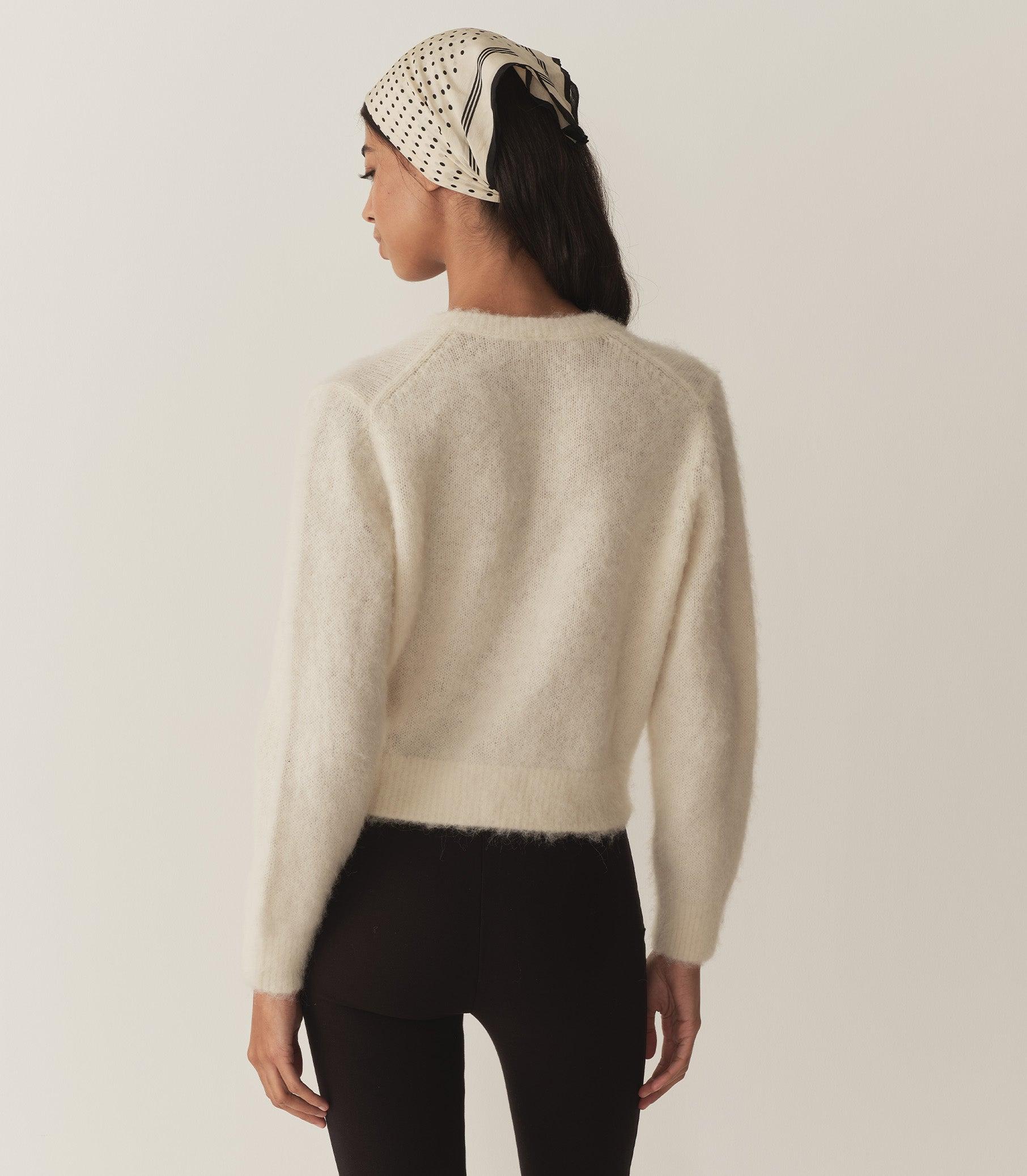 LILLETTE CARDIGAN -- SEA SALT Product Image