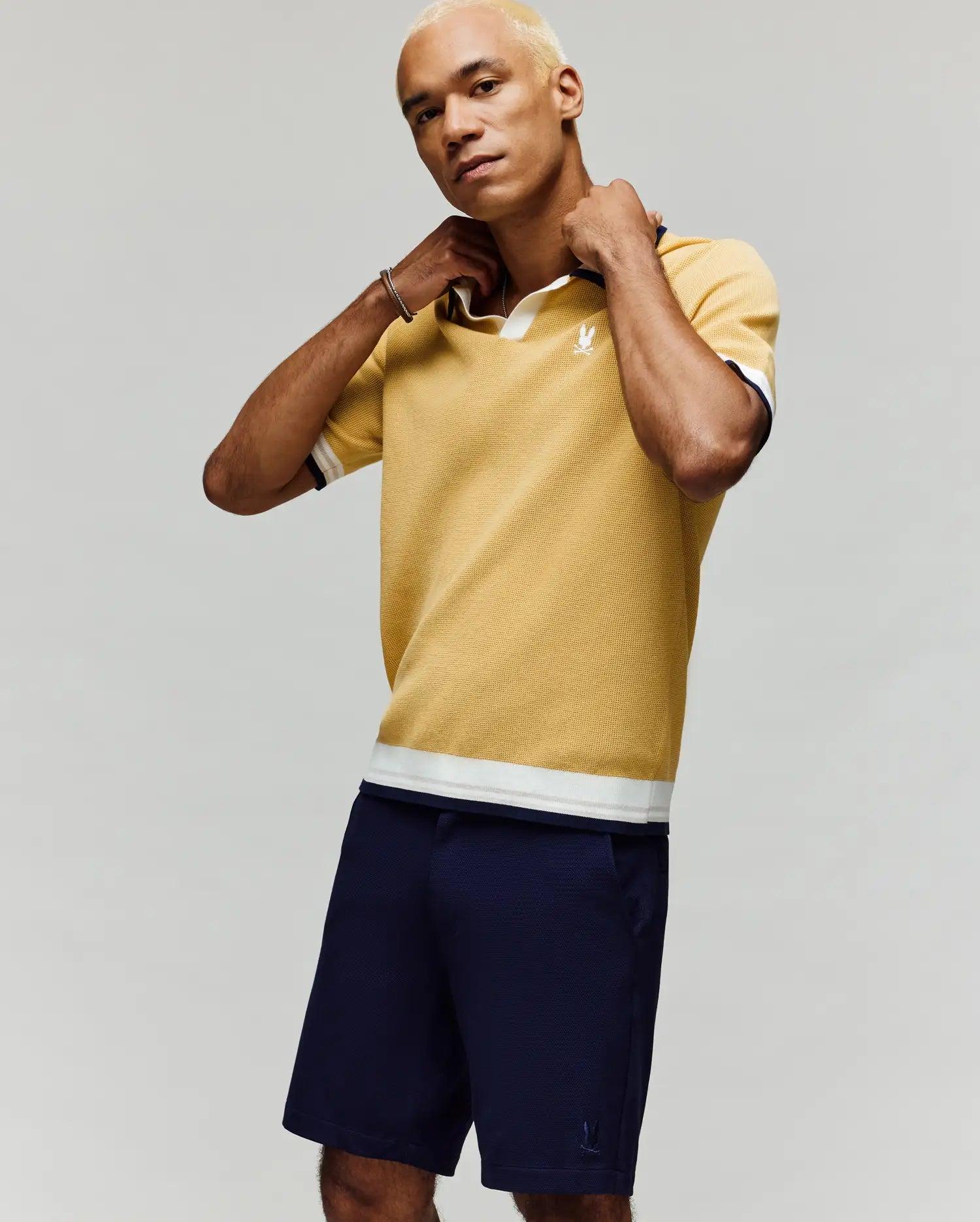 MENS CARTER SWEATER POLO - MT0400093 Male Product Image