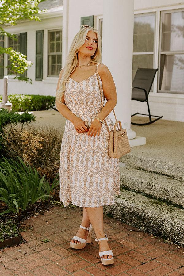 Sunkissed Silhouettes Floral Midi Curves Product Image