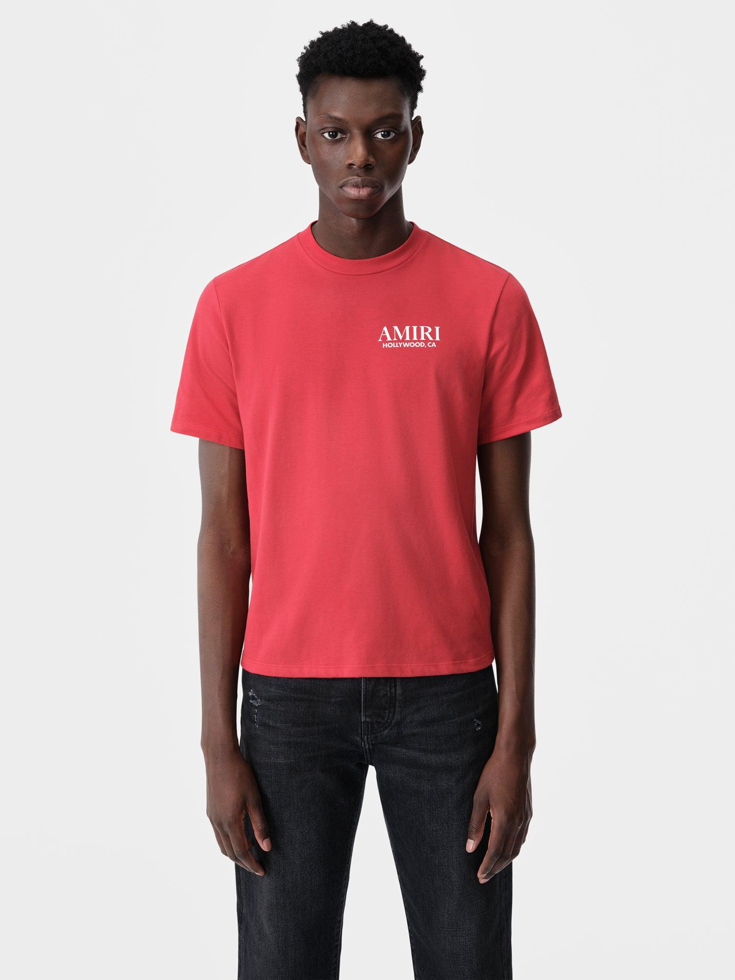 BONES STACKED TEE - Red Male Product Image