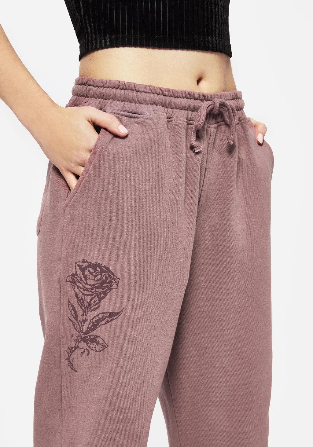 Corvus Graphic Print Tapered Cuffed Sweatpants Product Image