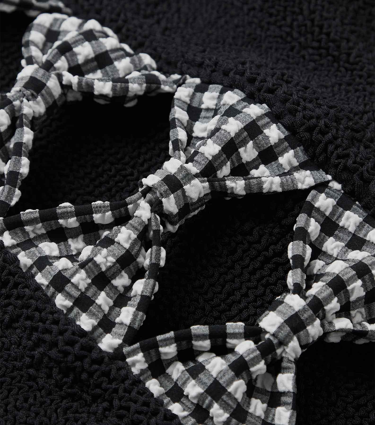 Tiffany Swim - Black Gingham Product Image