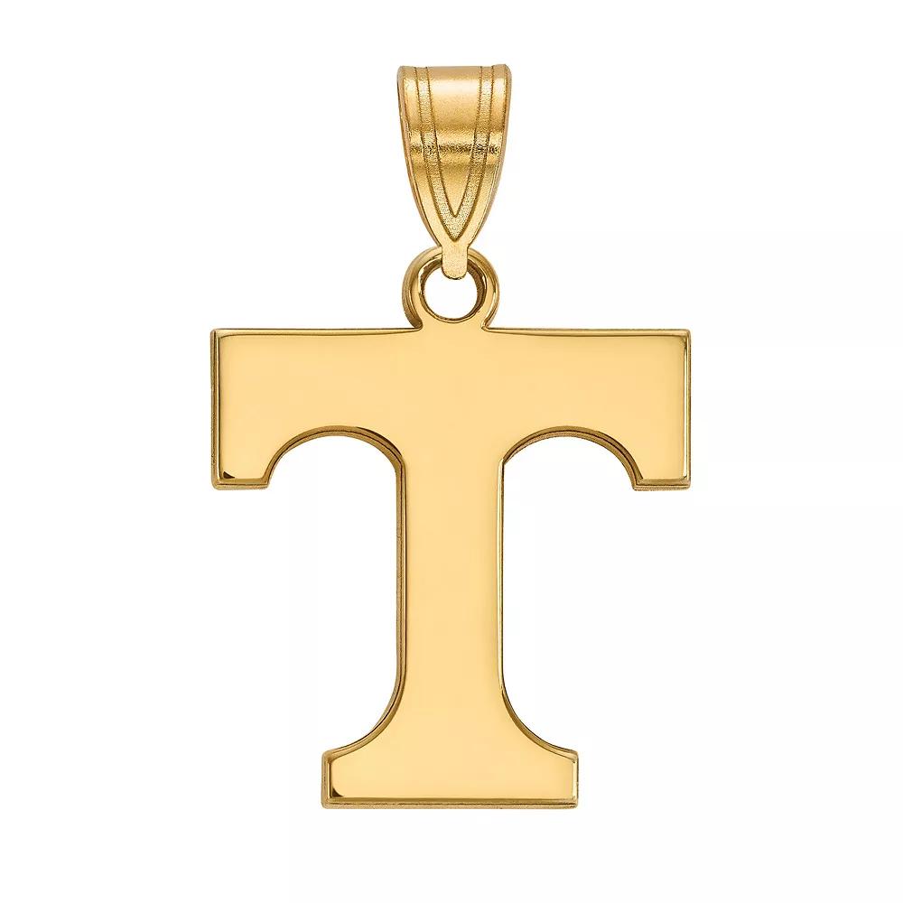 LogoArt Tennessee Volunteers Sterling Silver 14K Gold Plated Medium Pendant, Women's, Size: 22 mm Product Image