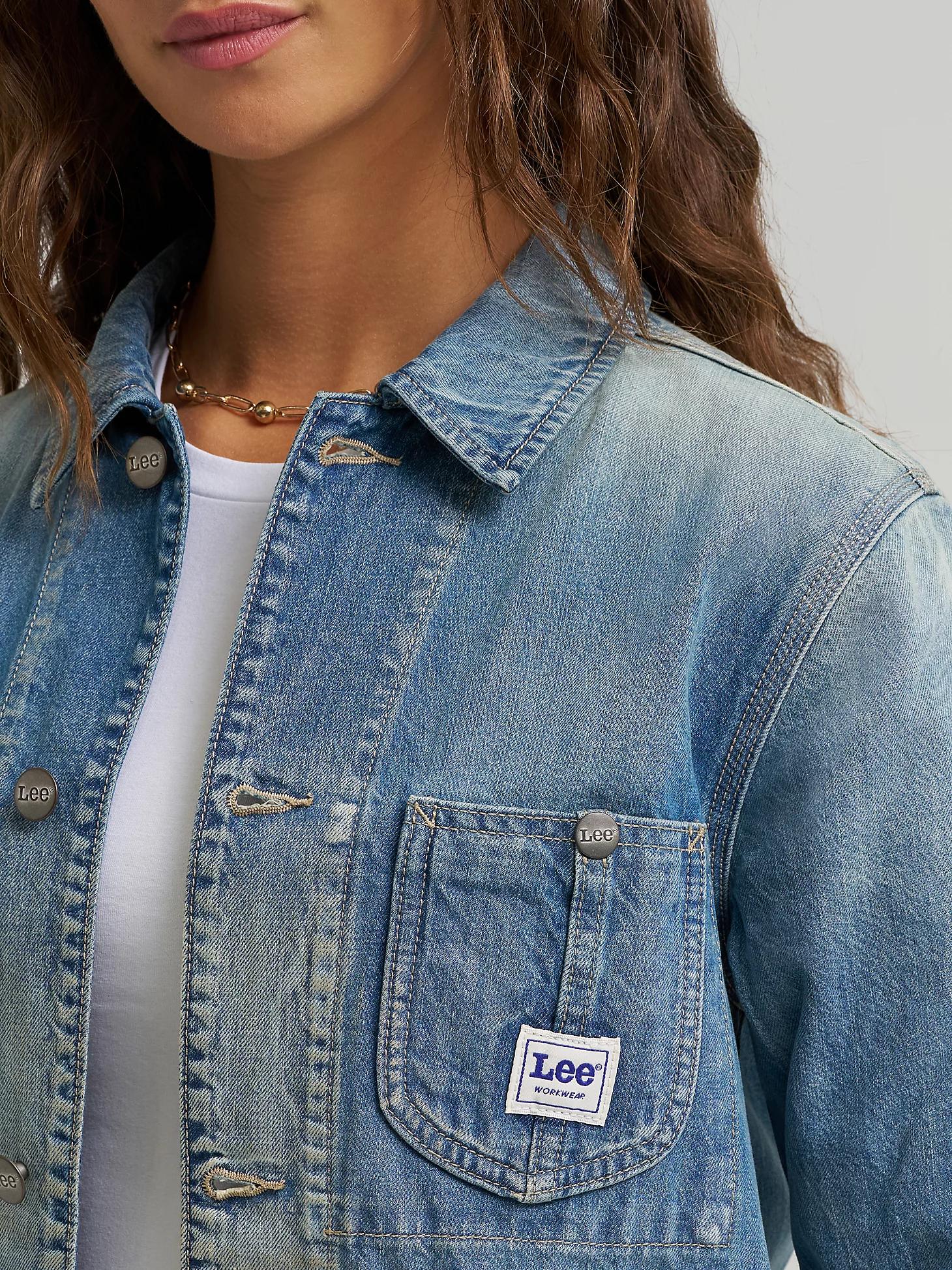 Women's Denim Utility Chore Jacket | Women's Jackets & Outerwear | Lee® Product Image