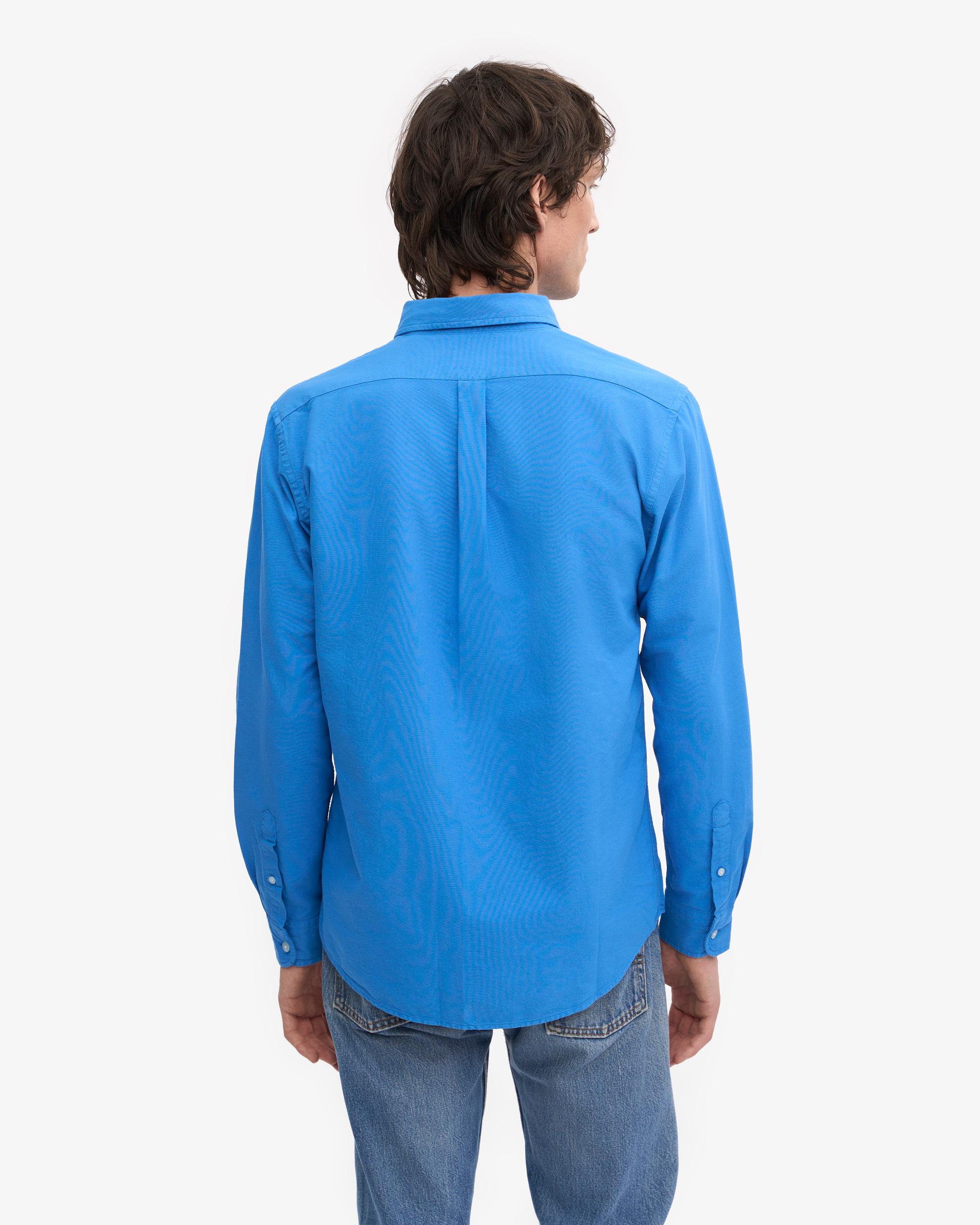 Organic Button Down Shirt - Pacific Blue Product Image