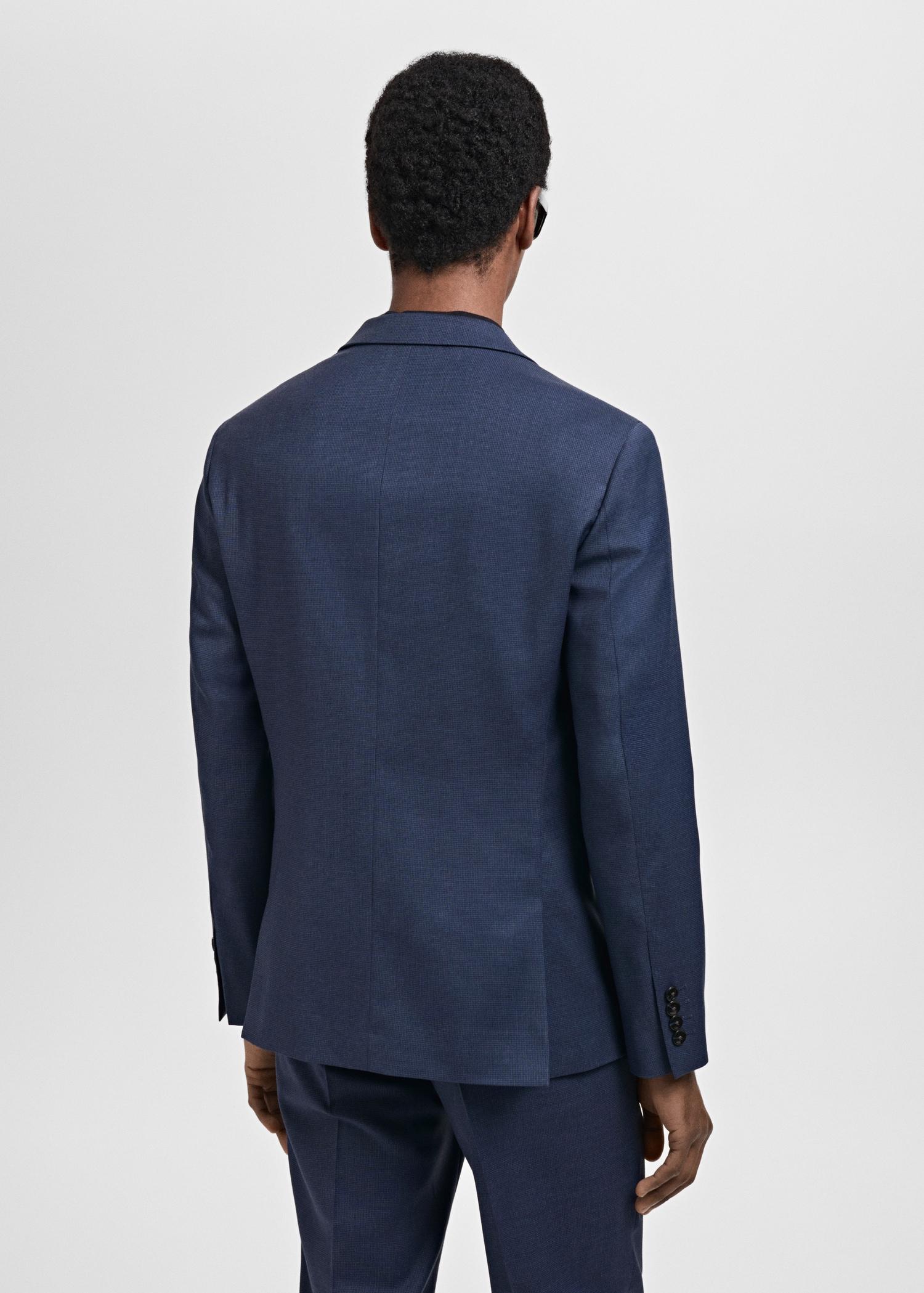 Super slim-fit suit jacket in stretch fabric - Men | MANGO USA Product Image