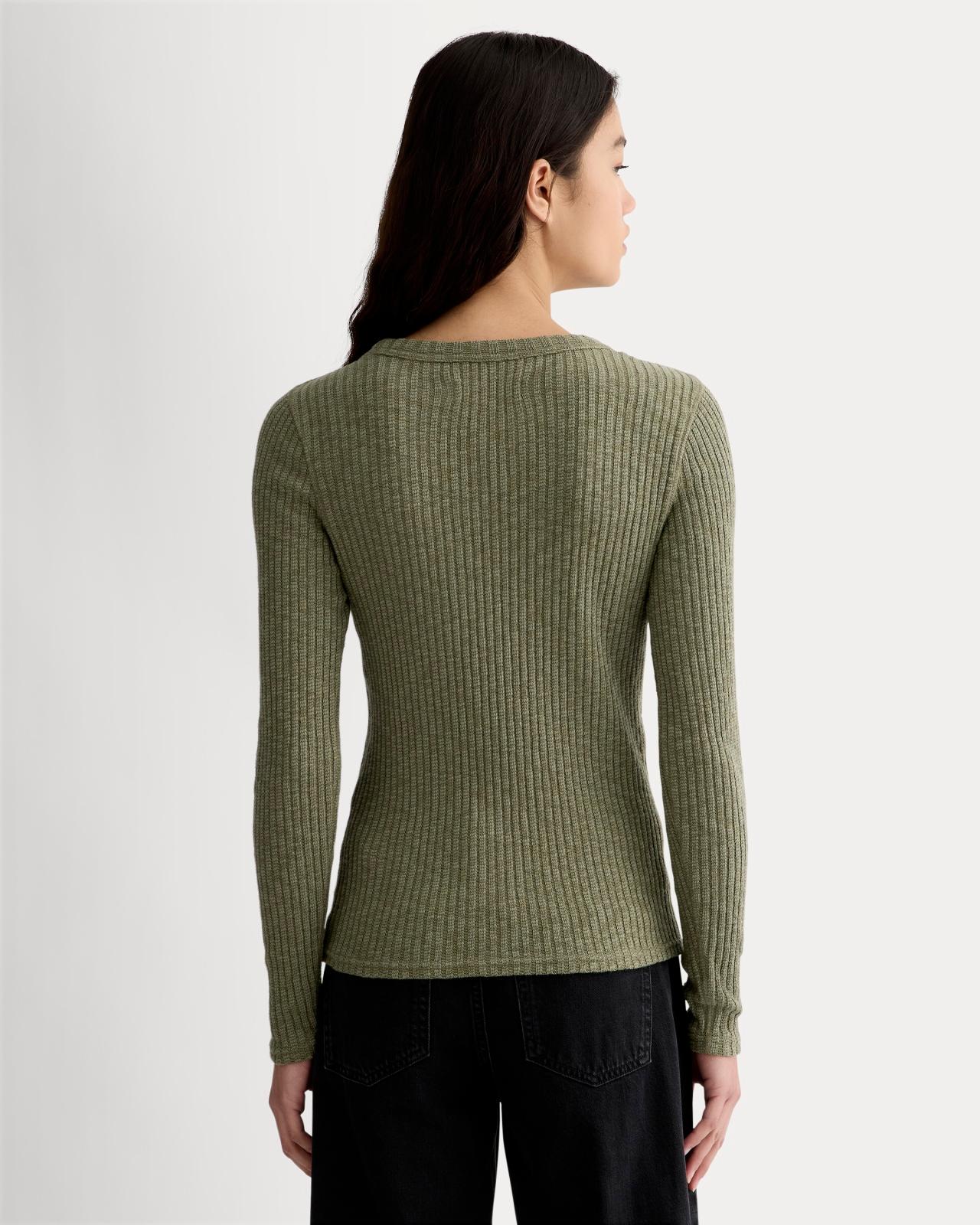 Womens Cozy Rib Long-Sleeve Tee Sweater by Everlane Product Image